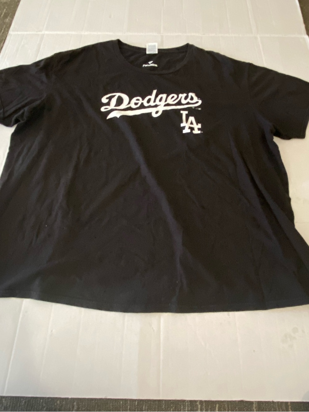 Los Angeles Black Logo T-Shirt LA Fanatics Delta 2XL Men’s Black